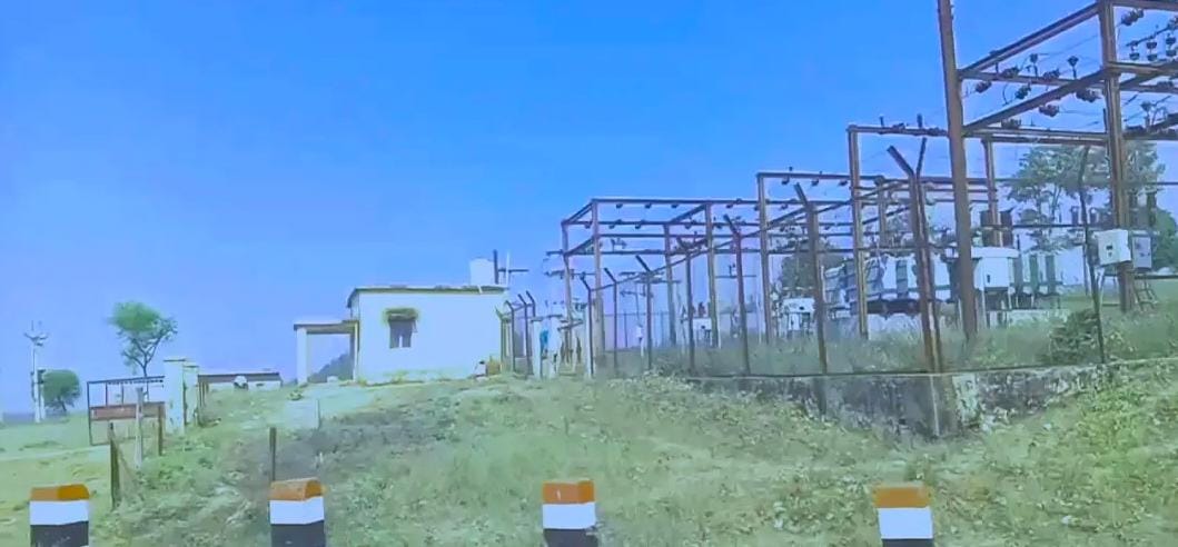Outdoor HT substation with control hut
